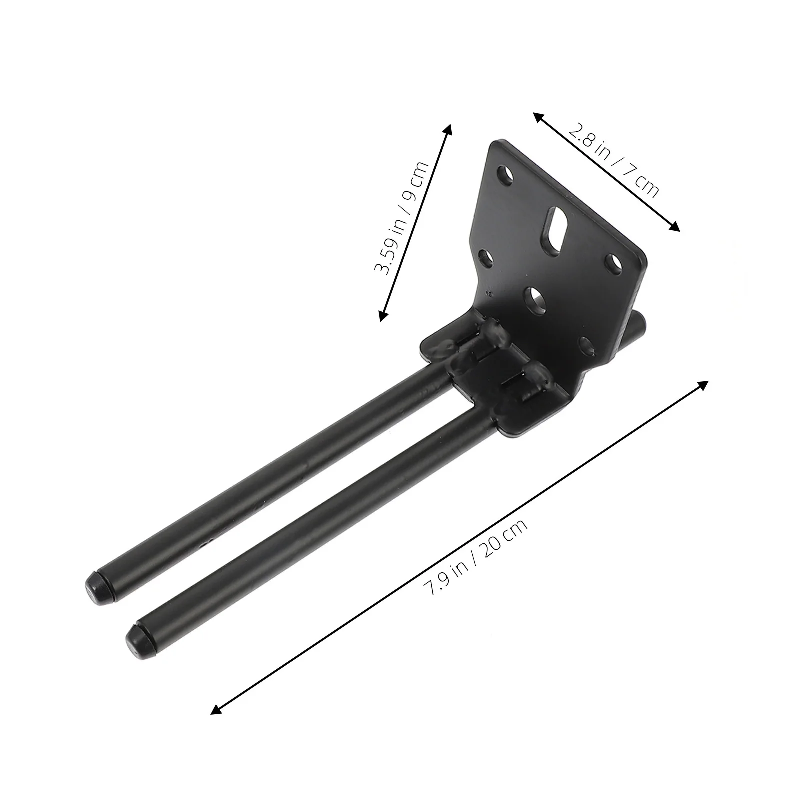 2 juegos de patas de soporte de Metal, patas de muebles resistentes y duraderas para sofá, armario, escritorio, armario, accesorios para mesa de centro