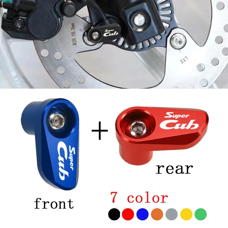 

For Honda Super CUB C70 90 110 C125 Motorcycle CNC Aluminum Front Rear wheel ABS Sensor Guard Protection Accessories