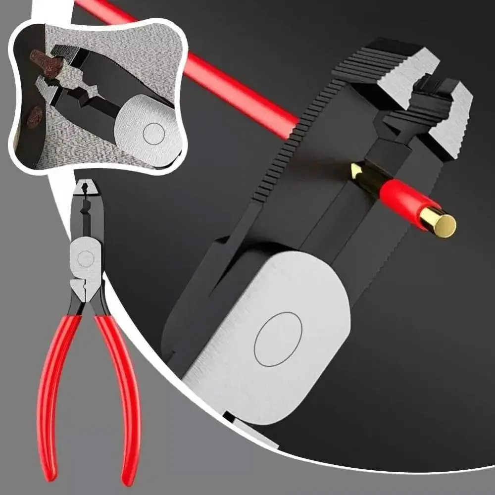 Professional Demolition Nail Puller Multi-functional Fast and Precise Cable Cutters Wear-resistant Electrician Pliers