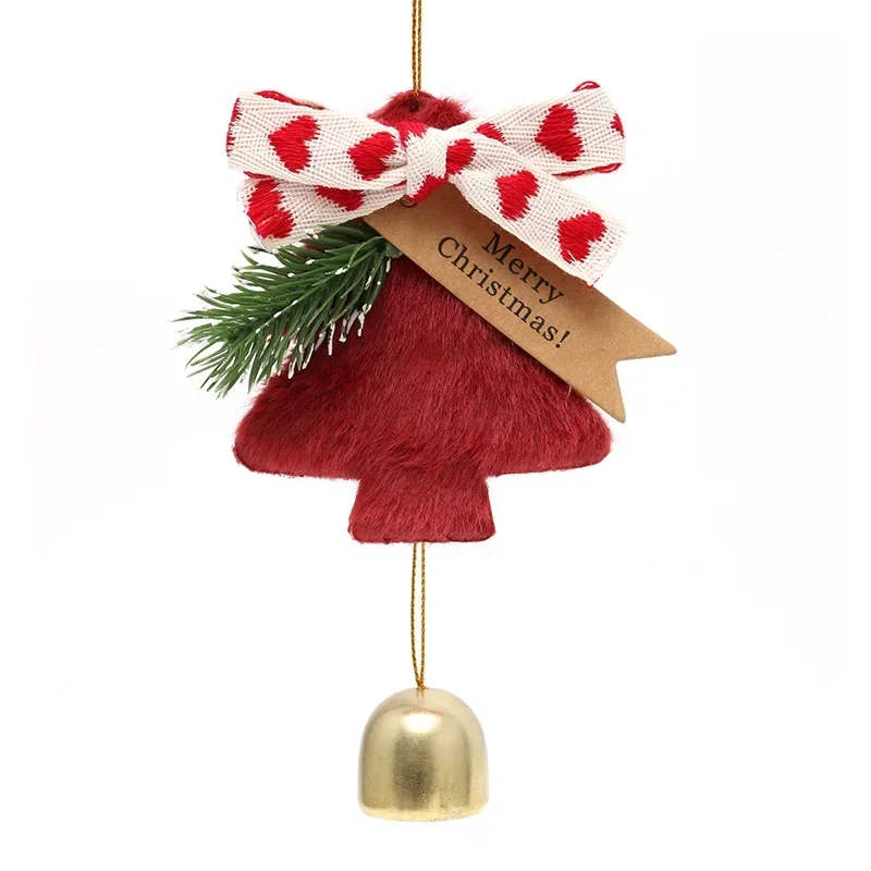 Christmas Tree Bell Pendant New Year Hanging Bell Christmas Decoration Doorbell Decoration