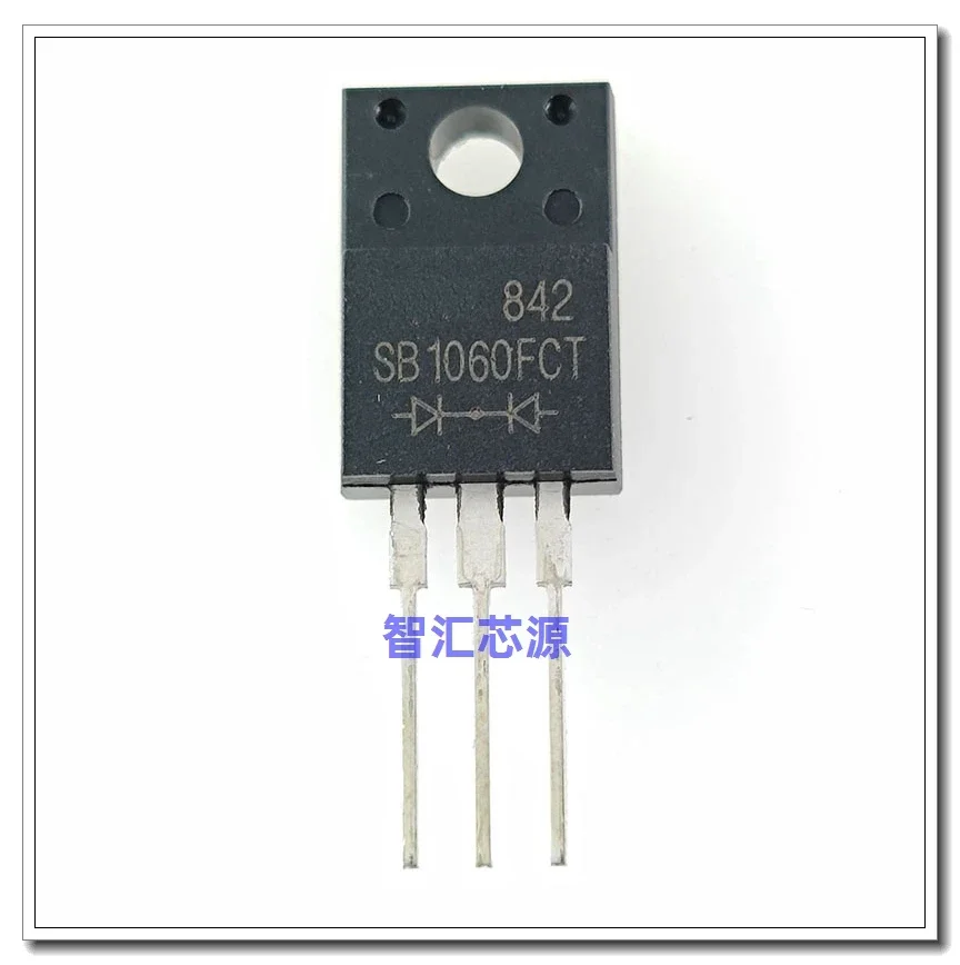 5PCS/LOT SB1060FCT  10A60V  TO-220F NEW ORIGINAL