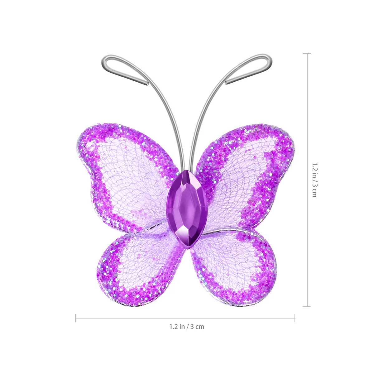 

100Pcs Mesh Applique Butterflies Decorative Trim for DIY Wedding Favors Scrapbooking Craft Party Decoration Sewing Supplies