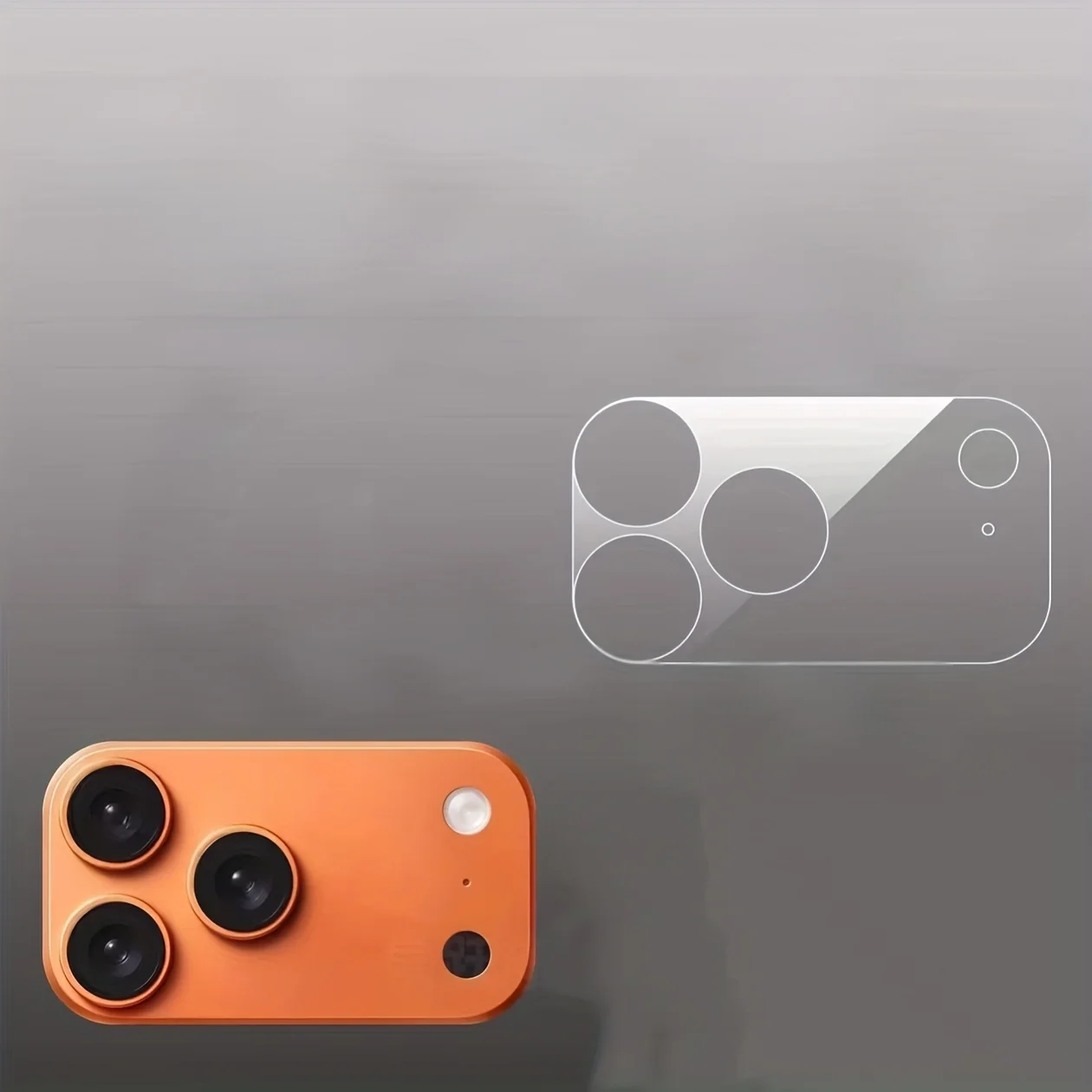 2pcs iPhone 17 Pro Max/17 Pro/17 Air Lens Protector, Flexible Transparent Soft Film, Full Transparency, Scratch-Resistant