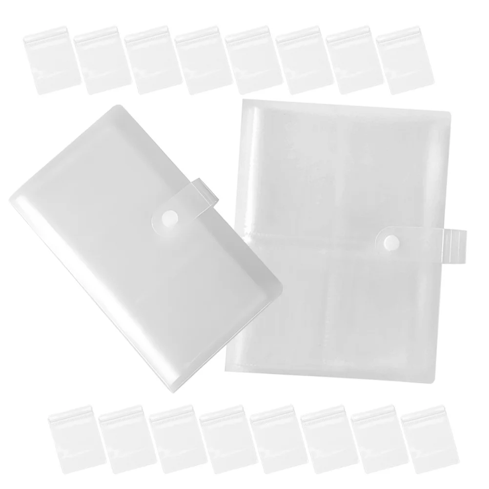 

Storage Bag Jewelry Book with Pockets Small Bags Seal for Jewellery PP Organizer Album