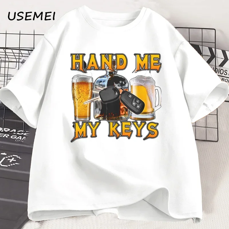 Hand Me My Keys Funny Meme Shirt, Ironic Shirt, Weirdcore Clothing, Shirt Joke Gift, Oddly Specific, Unhinged Shirt, Cursed