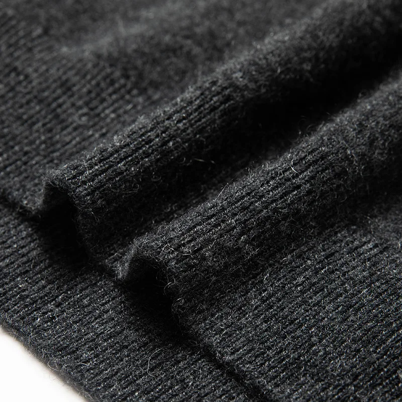 High Quality Men's V-neck Cashmere Sweater Business Cashmere Pullover Shirt Men