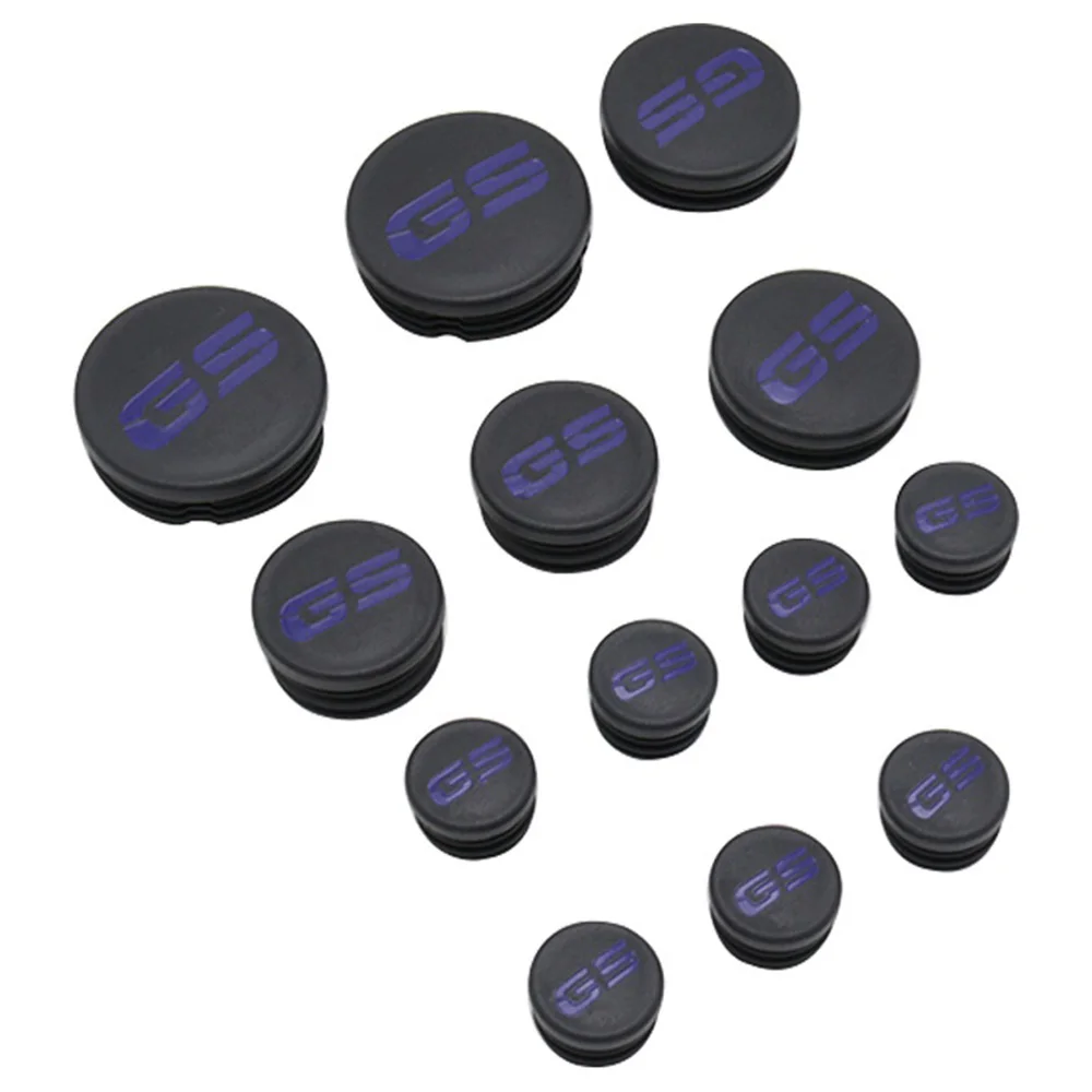 13Pcs Frame Hole Caps Cover Plug Set for BMW R1200GS R1200 GS Adventure 2013 2014 2015 2016 R 1200 GS Decor Accessories(Blue)