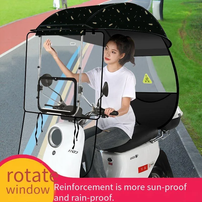 

Electric car sunshade canopy battery motorcycle sunscreen canopy windshield scooter rain-proof carport canopy new