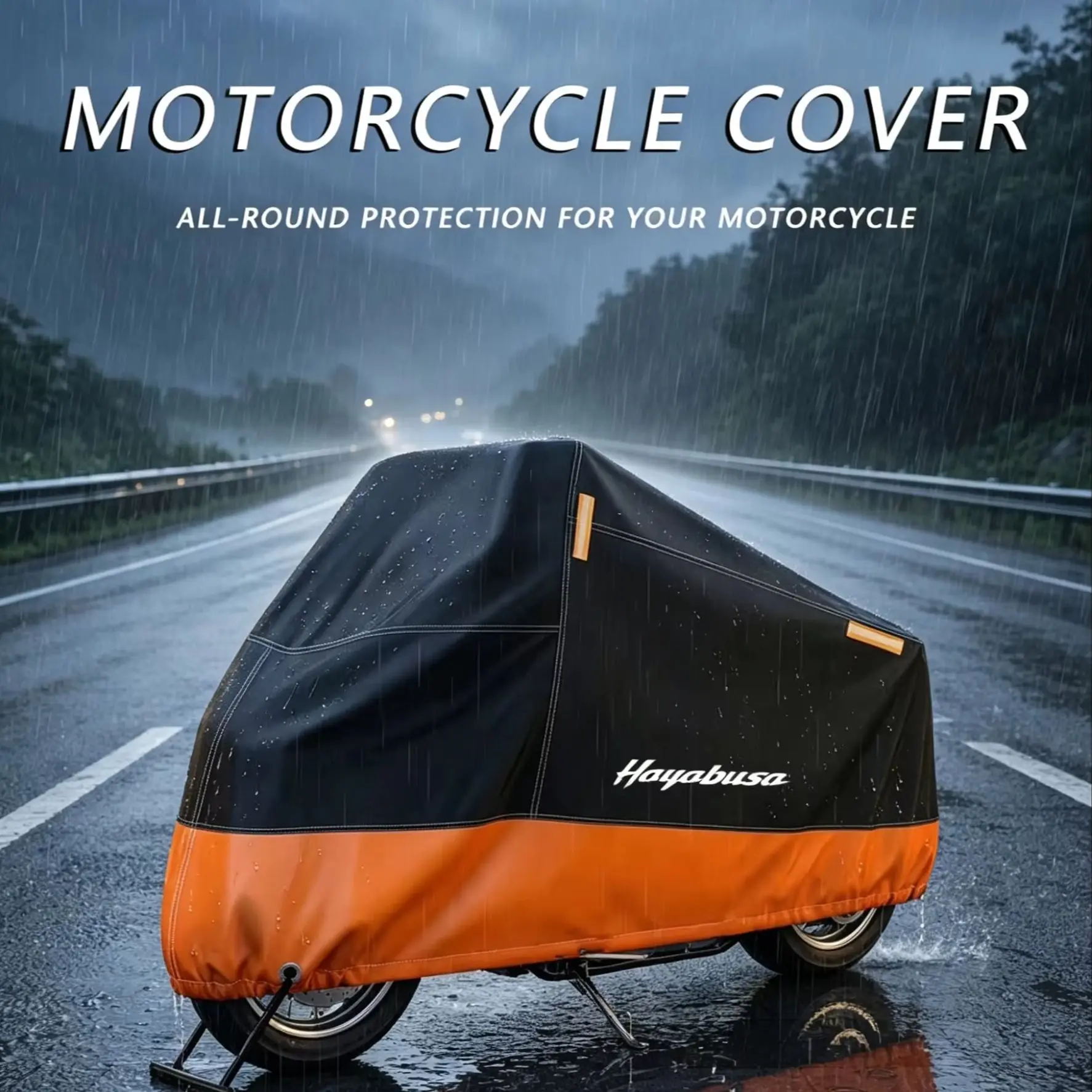 

For Suzuki Hayabusa GSX1300R 1999-2026 – Rainproof Waterproof Cover, Heavy Duty Polyester, UV Outdoor