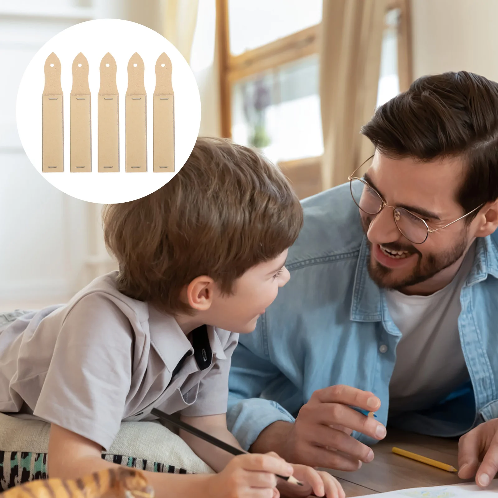 

5pcs Pencil Tip Sandpaper Board Student Sketch Drawing Supply Pencil Sharpening Tool For Artists Beginners Artistic Writing