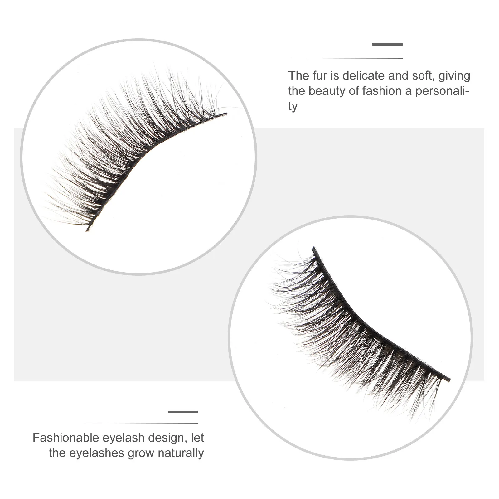10Pairs False Eyelashes Natural Eyelashes Soft 3D Makeup Lashes for Party Wedding Daily Use Lash Decors