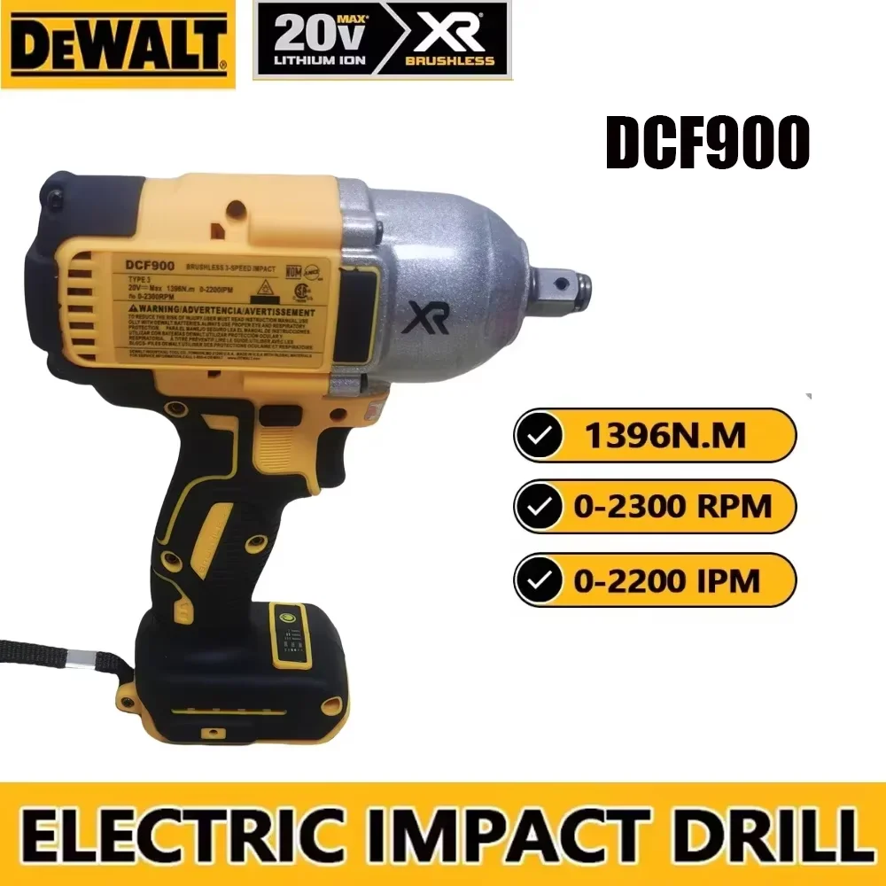 

DEWALT DCF9001/2-inch brushless cordless impact wrench, high torque, quality assurance, DEWALT 20V power tool battery charger