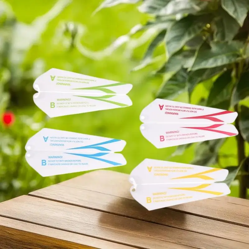 

4Pcs 9CM Spare Blades Fans for RC Mini Helicopter Games - Perfect for CH002 CH023 Drones