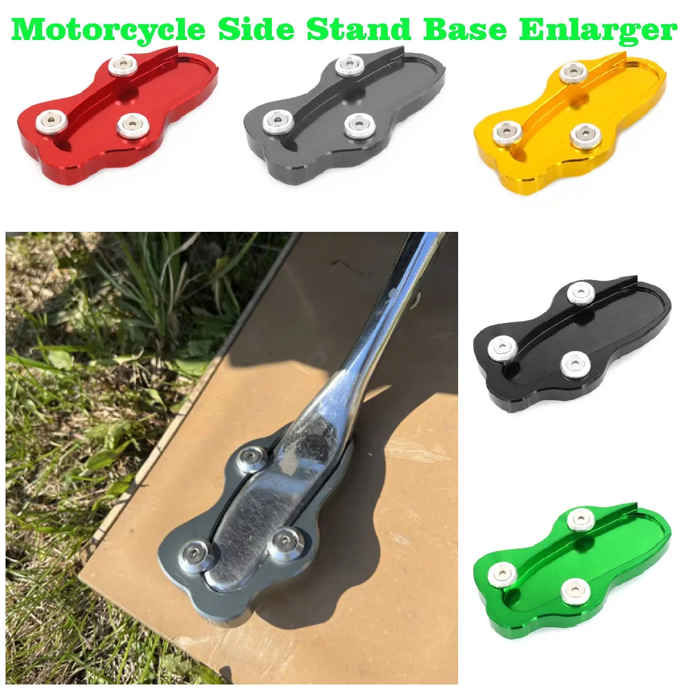 

Fits for Kawasaki VN1700 VN1600 Vulcan Classic Tourer 2003-2025 Motorcycle Side Stand Enlarger Extender Base Extension Widener