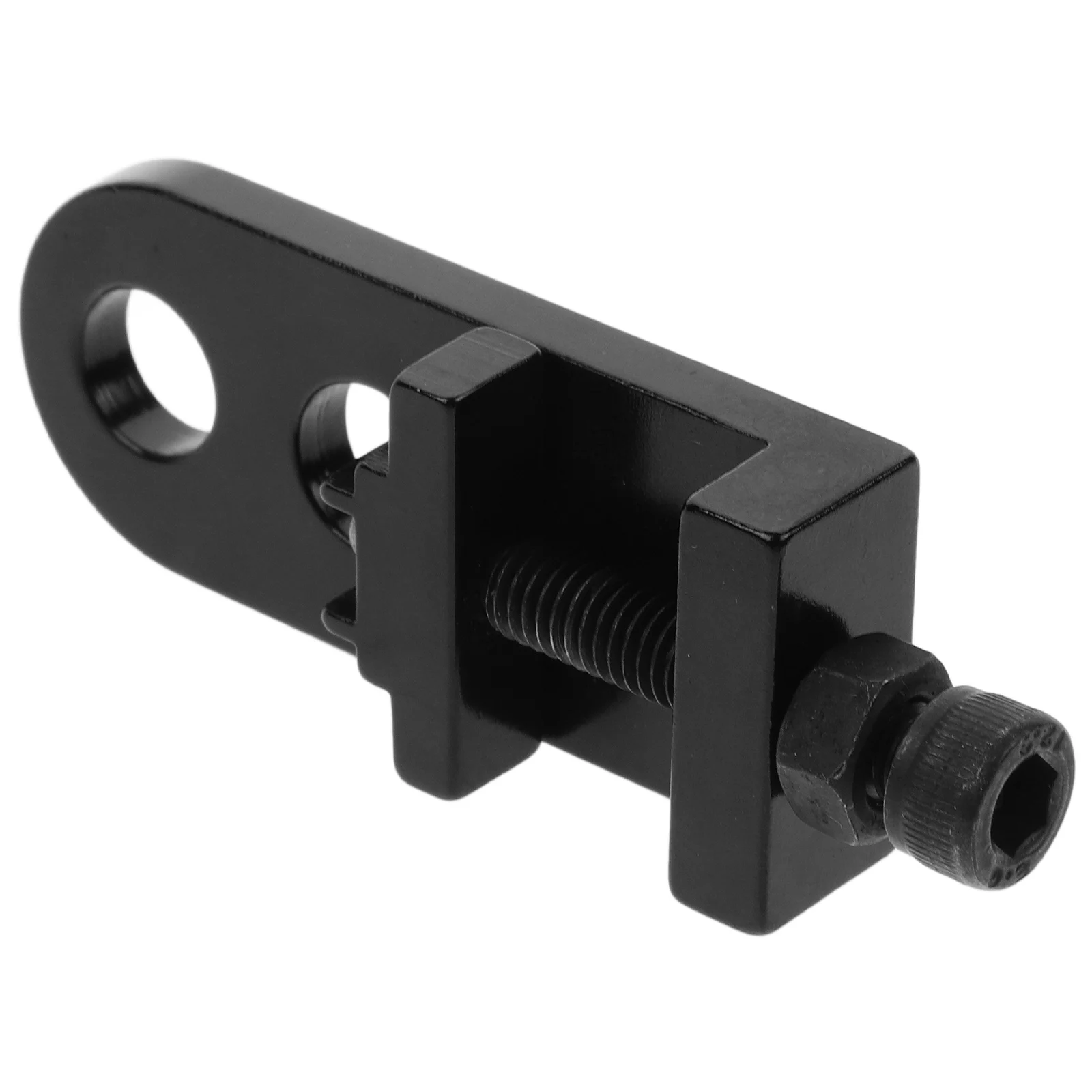 

Tensioner for Speed Black Double Hole Adjustable Tensioner Chain Adjuster Guide Durable Bike Chain Accessories