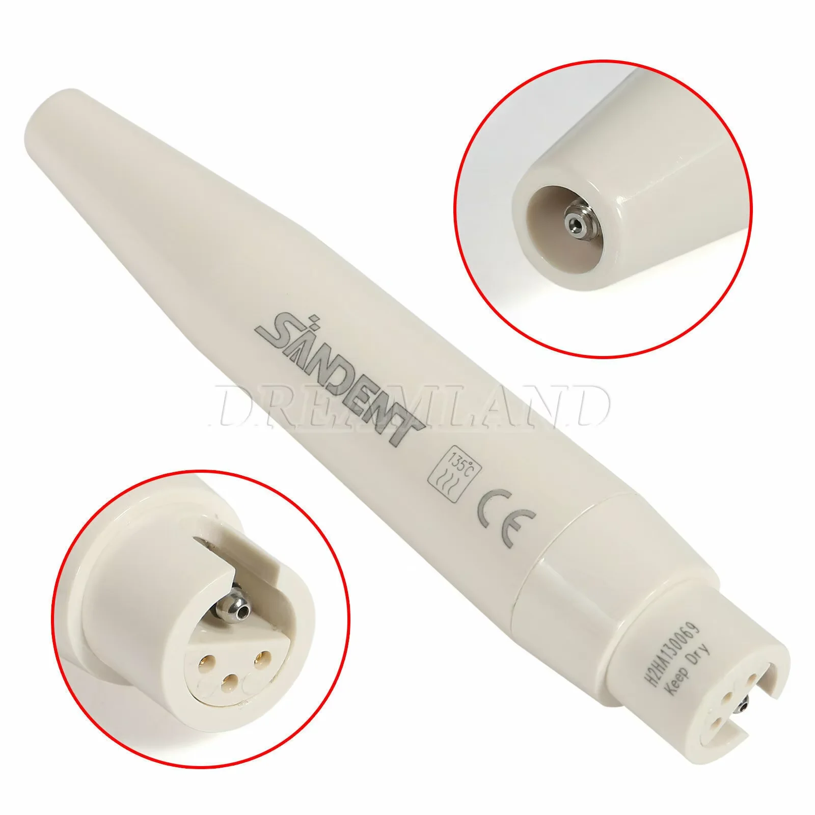 5PCS Dental Detachable Ultrasonic Piezo Scaler Handpiece Fit For DTE SATELEC Cavitron