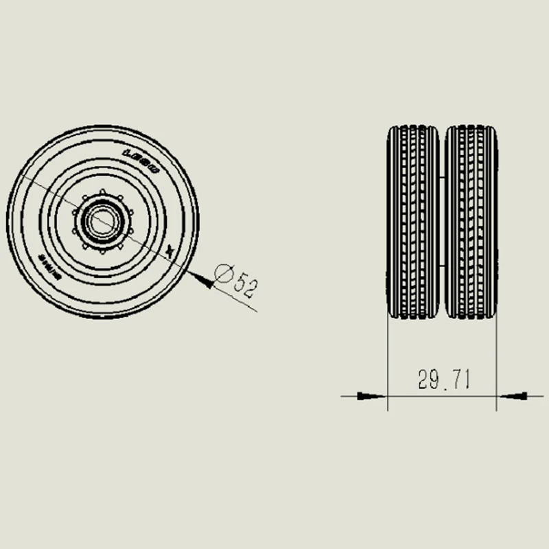 ยางรถบรรทุก RC 1/14 สำหรับรถแทรกเตอร์ Tamiya อุปกรณ์เสริมรถกึ่งพ่วง ล้ออะลูมิเนียมอัลลอย อะไหล่ DIY