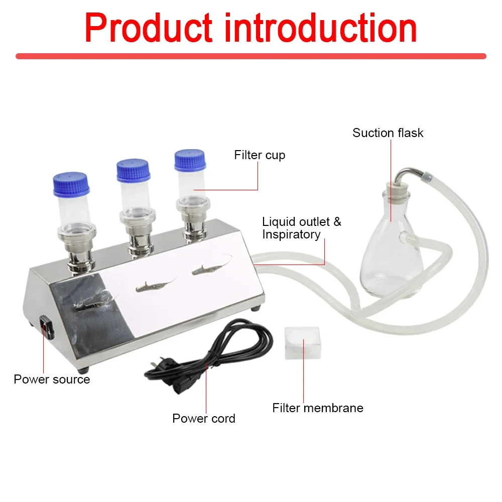 Microbial Limit Test Device Microbial Limit Meter Laboratory Instrument for Sample Filtration Simultaneously