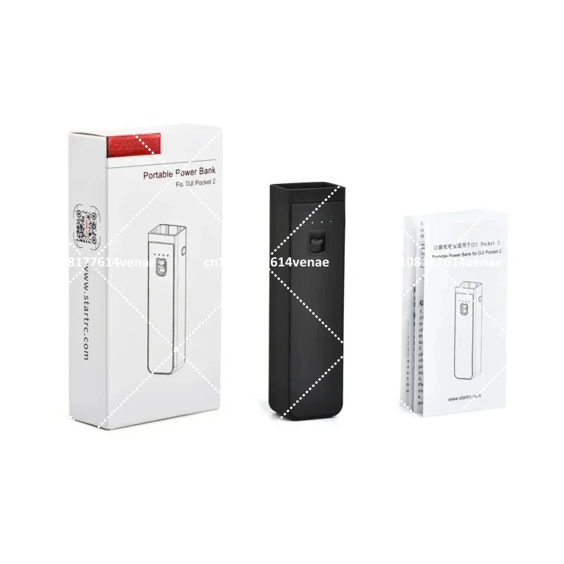 2 Pack Portable Mobile Power Bank Outdoor Handheld Grip Type-C Battery Hub Pocket Charging Box for Camera