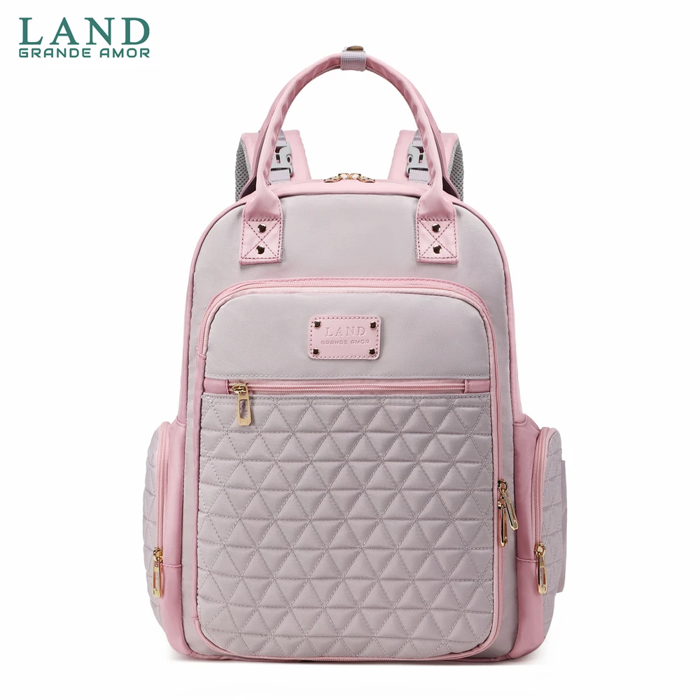 

LAND GRANDE AMOR Mommy Diaper Bags Large Capacity Travel Nappy Backpacks functional Convenient Baby Nursing Bag