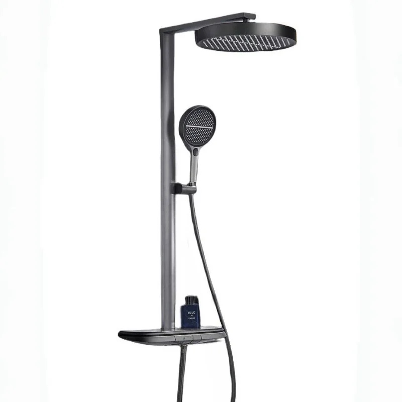 

Rain shower, a complete set of bathroom, constant temperature digital display, pressurized piano keys, bath waist spray, back