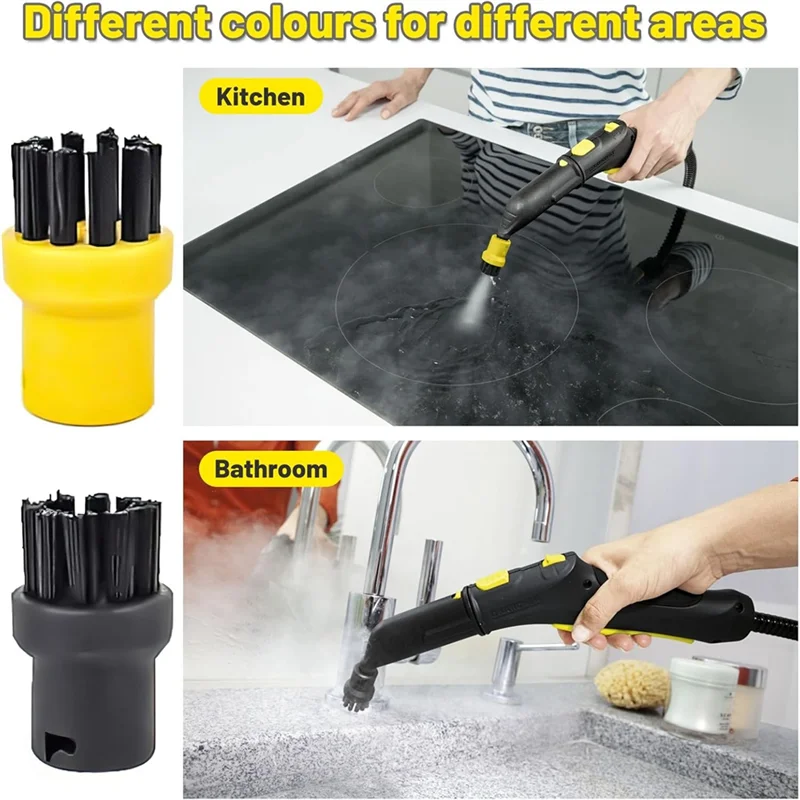 

【Купон!】Для Karcher SC1 SC2 SC3 SC4 SC5 аксессуары пароочиститель круглая щетка щетки для соединения оконный скребок ткань из микрофибры