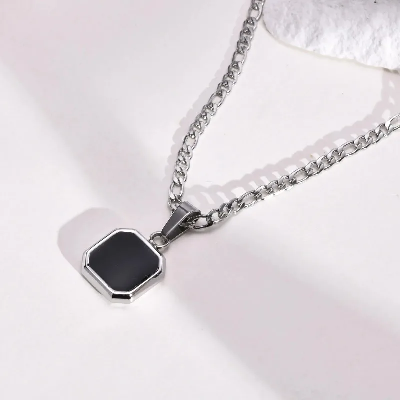 Black Square Neckla… - image