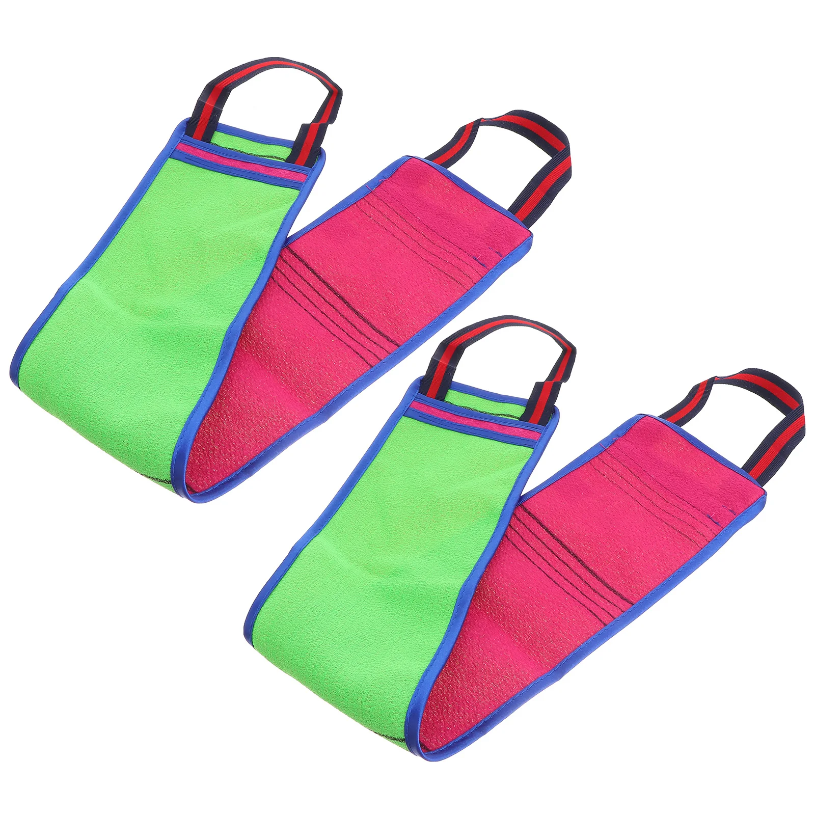

2Pcs Shower Towel Bathing Body Cleaner Rayon Exfoliating Use Rich Foam Skin Massager Promote Circulation
