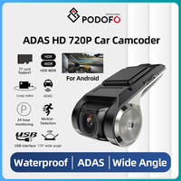 Podofo ADAS Dash Cam Dvr Dash Camera Car DVR HD Dashcam android dvr Car recorder dash cam Night Version HD 720P Auto Recorder