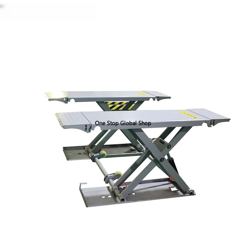 Professional Practical Type Movable  Mid Rise Scissor Wheels Alignment Lift