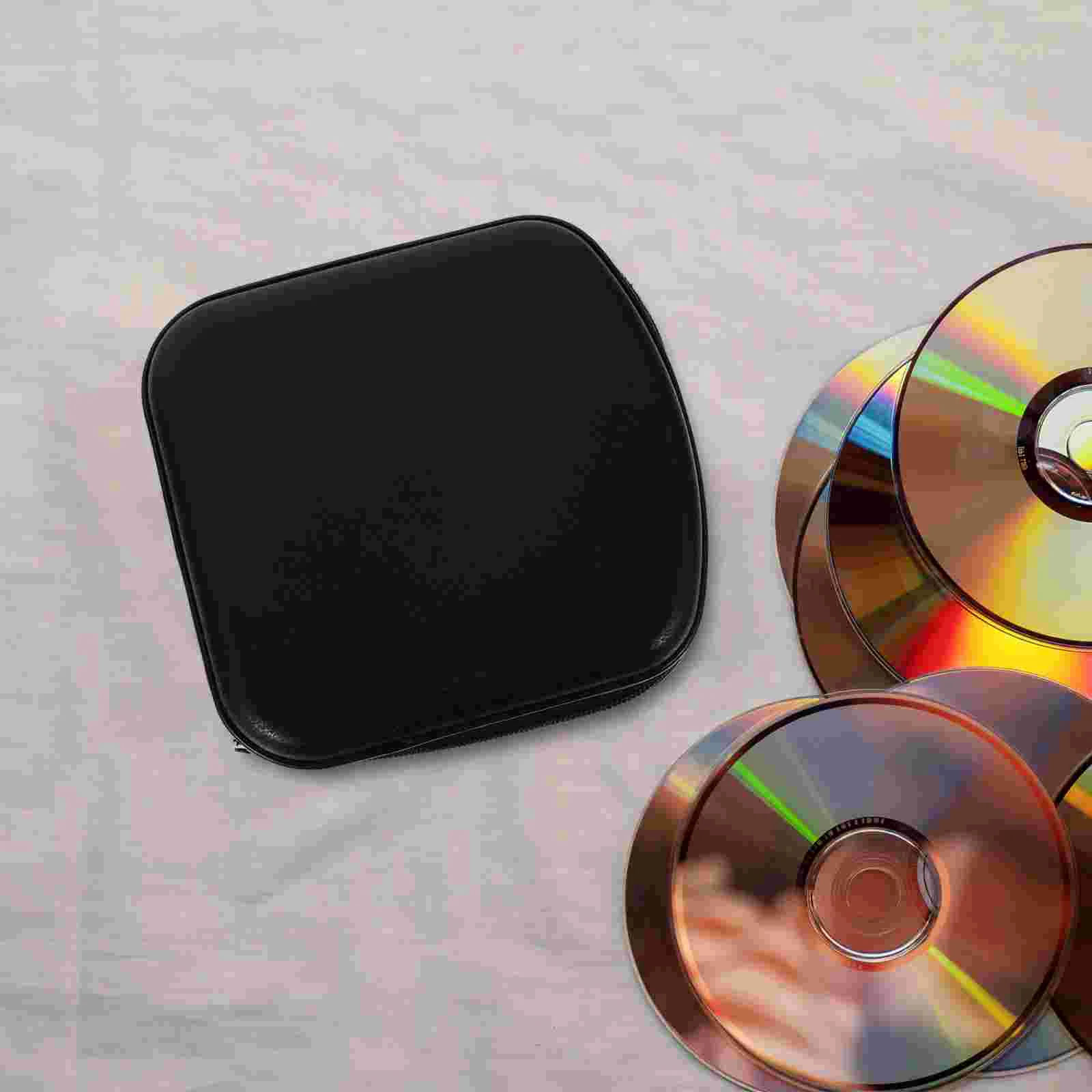 Estuche de almacenamiento para CD y DVD, cubierta de doble cara, bolsa de PP, funda de sobre, proporciona almacenamiento y protección para su CD y DVD