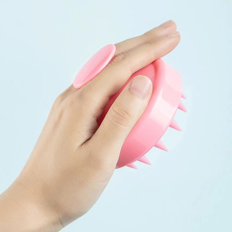 1PC Silicone Head Wash Clean Care Hair Root Itching Scalp Massage Comb Shower Brush Pet supplies
