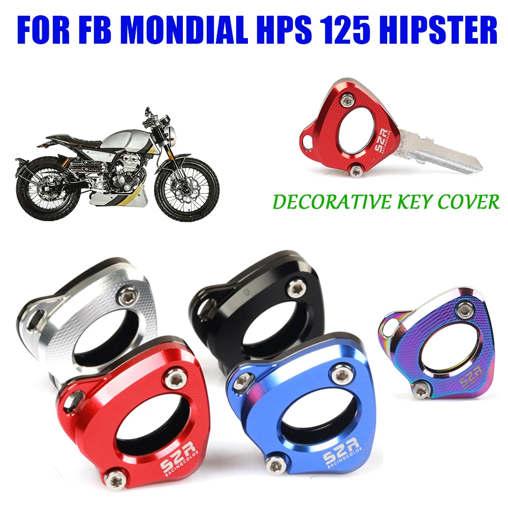 FB Mondial HPS 125 HPS Hipster HPS125 오토바이 액세서리 키 캡 커버, FOB 가드 보호 쉘 장식 케이스 헤드