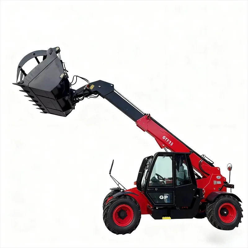 Customized 3.5T Rotating Grab Telehandler: Cummins Engine Power For Maximum Job Site Versatility