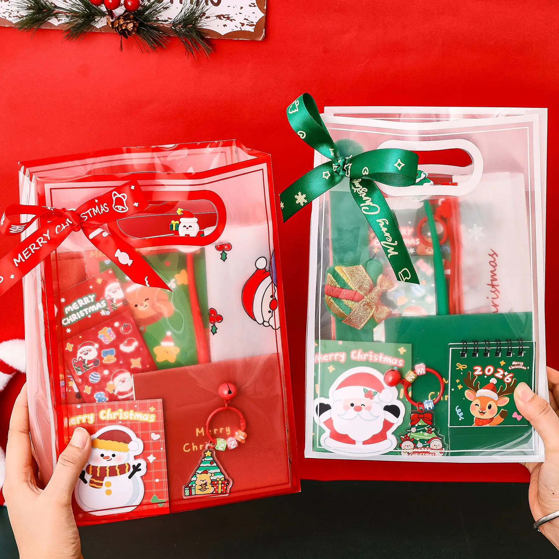 1 Set 10 Pcs Christmas Stationery Set Student Award Prizes Learning Stationery Gifts Set School Supplies