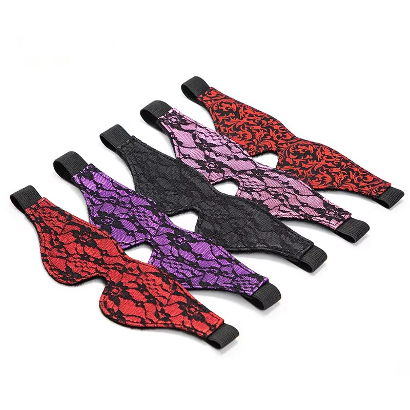 5 Colors SM Sex Bondage Erotic Costumes Bondage Sex Lace Eye Mask Blindfold Fetish Bdsm Party Women Masquerade Sex Toy For Adult