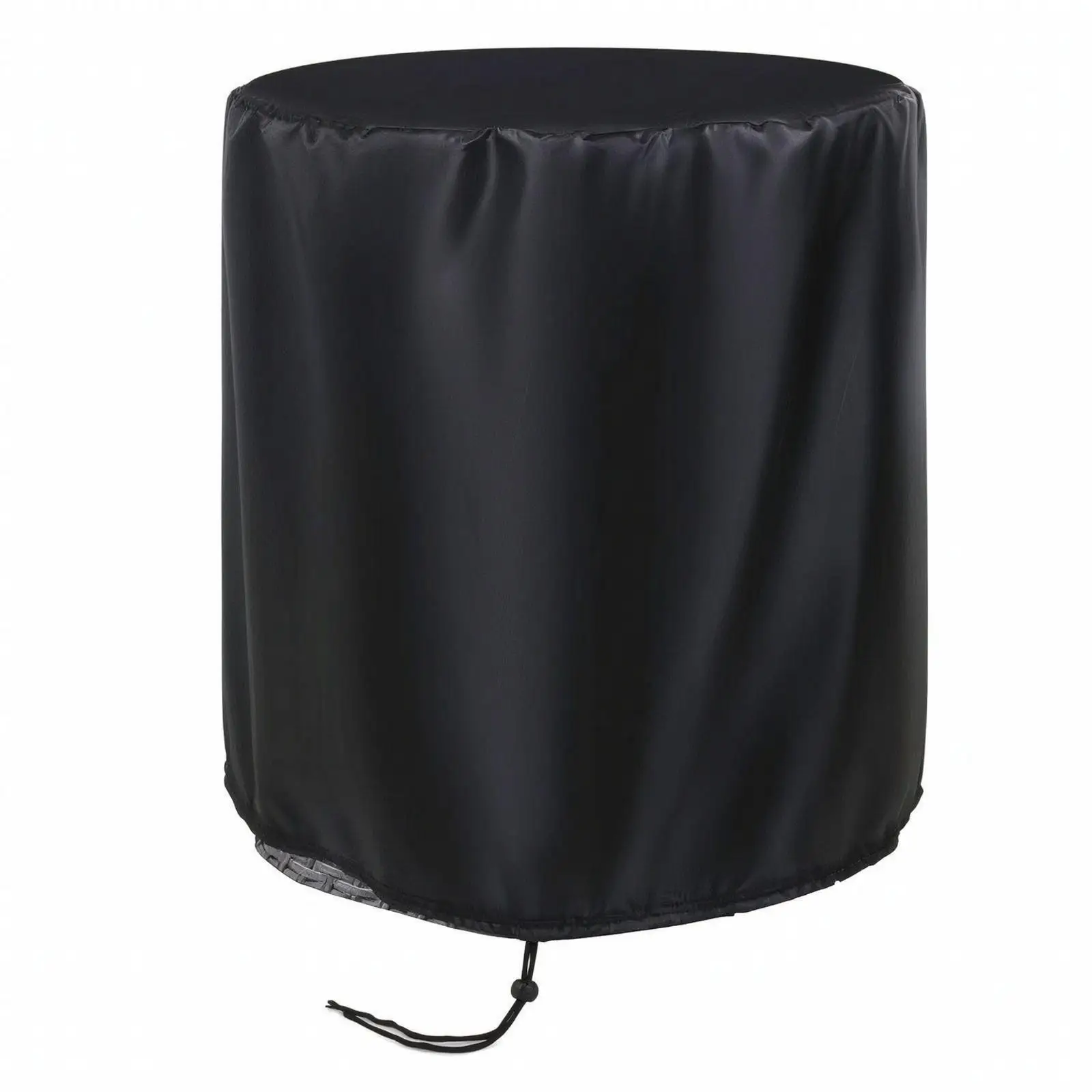 Patio Sun Cover Round Outdoor Bar Table Protector Oxford Cloth with Drawstring for Garden Drink Station Waterproof