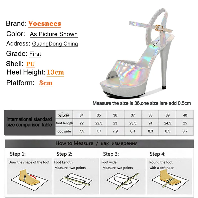 Platform Shoes for Women 2023 Designer Luxury Strip Pole Dance Heels Dance Shoes Red Pink Sandals Women silver Elegant 13cm High