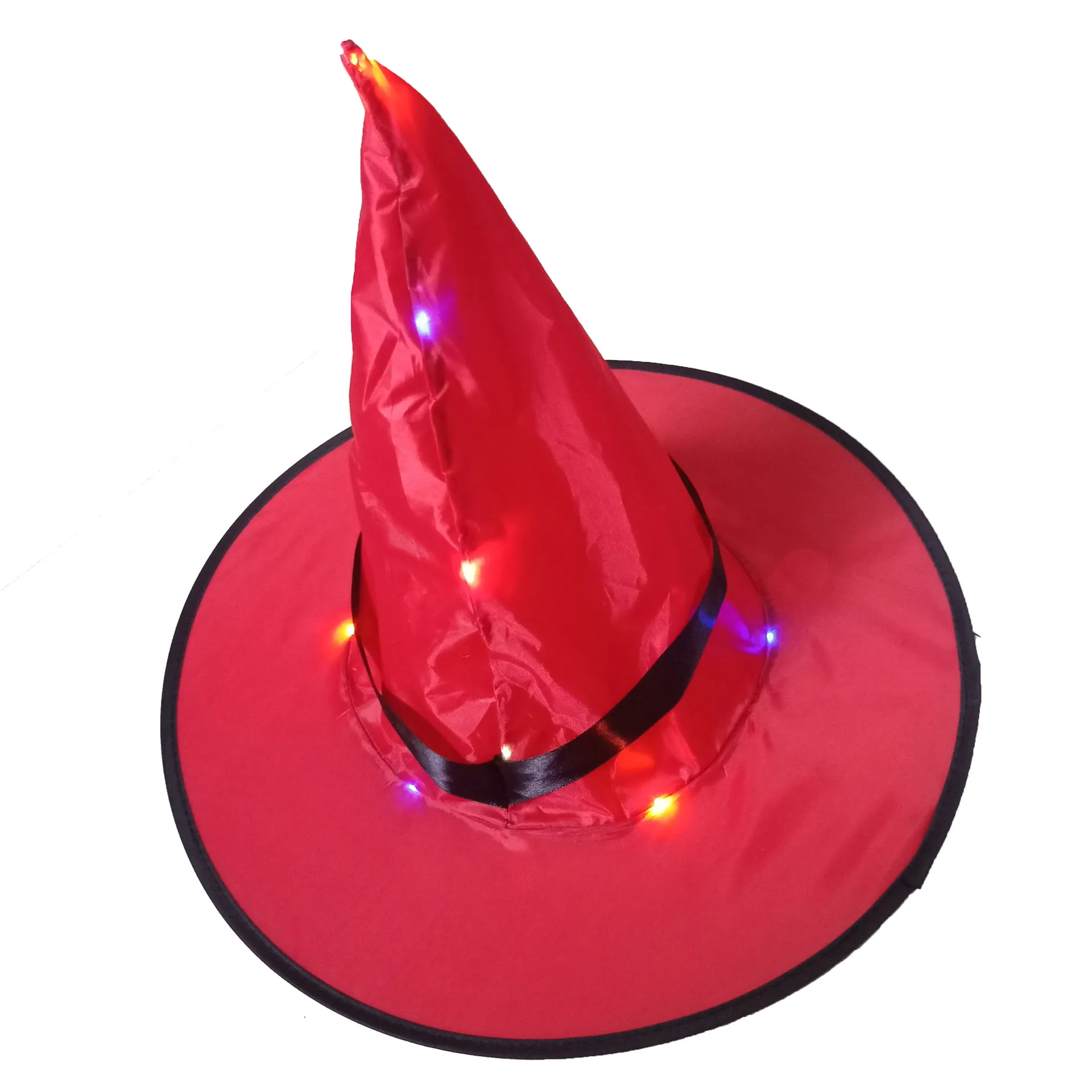 Party Hats Cosplay Halloween Party Fancy Dress Decor Top Hat 1pc Orange Witch Hats Masquerade Wizard Hat