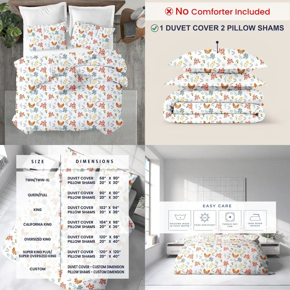 

Egyptian Cotton Duvet Cover Set - 600 Thread Count, Ultra Soft, Premium Quality, California King Size, Durable Bedding