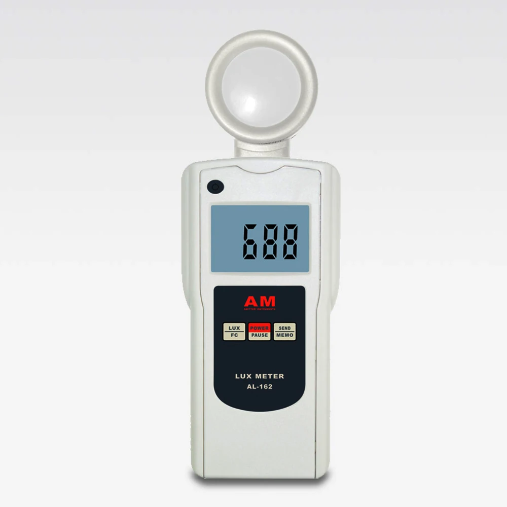 Digital illuminance meter AL-162 light meter 5000~200000 Lux 0~20000 FC brightness tester high precision lumen tester photometer