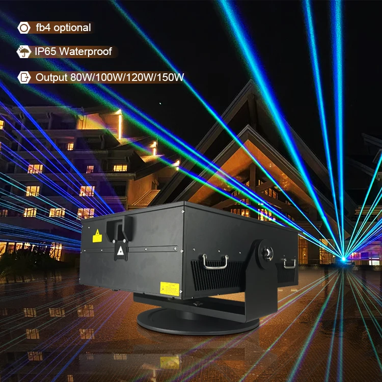 80w Rgb Outdoor Waterproof High Quality Powerful Animation