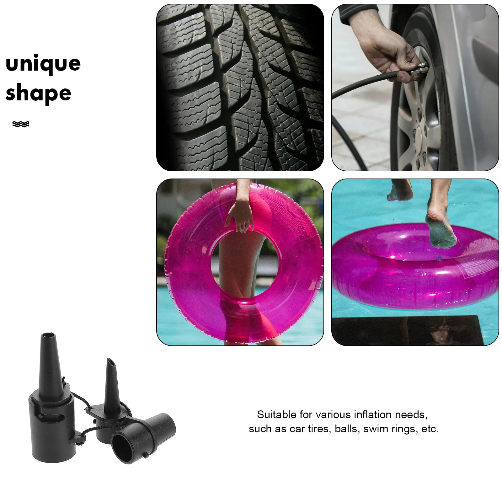

1 set 1 Set Mattress Replacement Adapter For Inflatable Blow Up Bed Plastic Nozzles For Air Pump Inflatable Bed Nozzles Air Pump