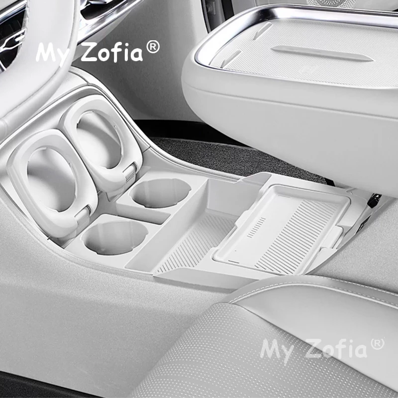 For Leapmotor B10 2025 2026 Car Armrest Under Storage Box Organizer Tray Card Coin Stowing Tidying Interior Storage Accessories