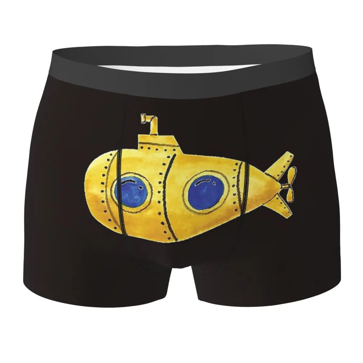 Boxer Underpants Shorts Beatle Submarine Panties Men Comfortable Underwear for Homme Man Boyfriend Gift