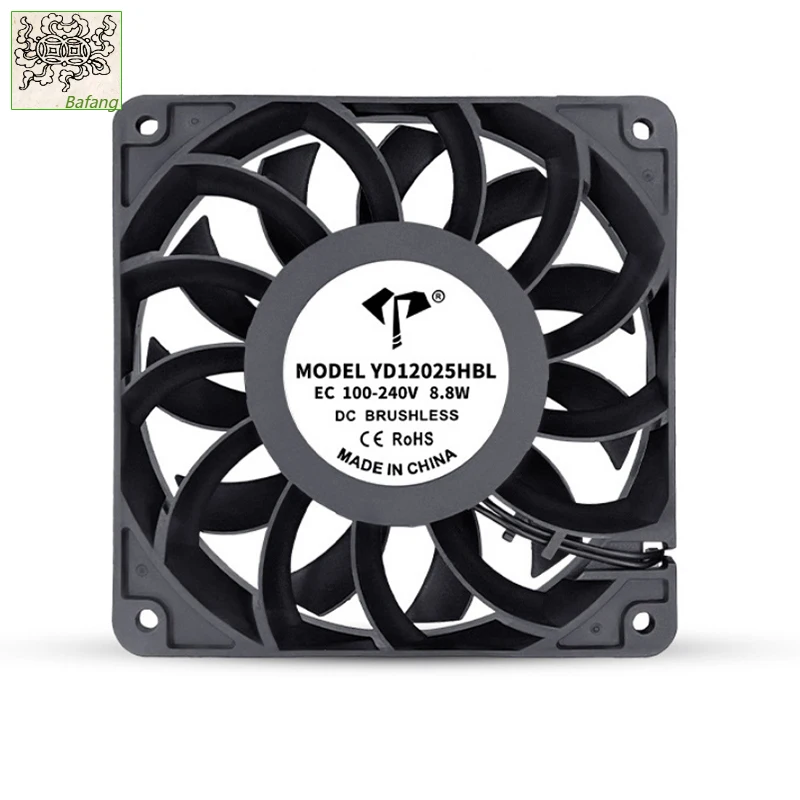 Ltsf لـ Nuevo Ventilador De Refrigazione De Alto Flujo De Aire Presuralizado Con Rodamiento De Bolas Original EC12025 100-240V D