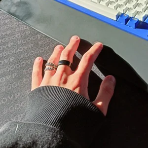 Smart Stainless Steel Multifungsi Cincin untuk Pasangan Suasana Hati Perasaan Cerdas Sensitif Suhu Cincin Tahan Air Perhiasan 10 cincin lap buku jari penjualan terbaik - №