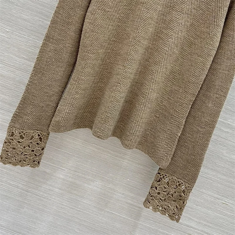 Picture 5: women's sweater New elastic knitted slim fit women's long sleeved top for autumn 2026 Wool blend pullover y2k women's jumper