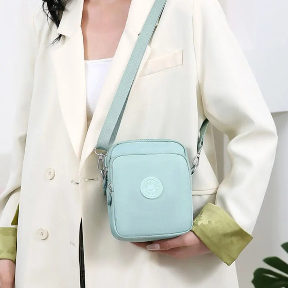 Casual 3 Layer Shoulder Bags Waterproof Large Capacity Crossbody Bags Multifunctional Mobile Phone Bags image 3