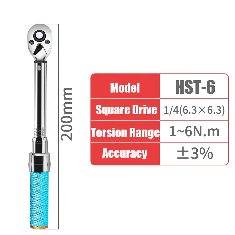 1/2 Drive Adjustable Click Torque Wrench 3/8 Drive Heavy-Duty Micro Adjustable Torque Wrench